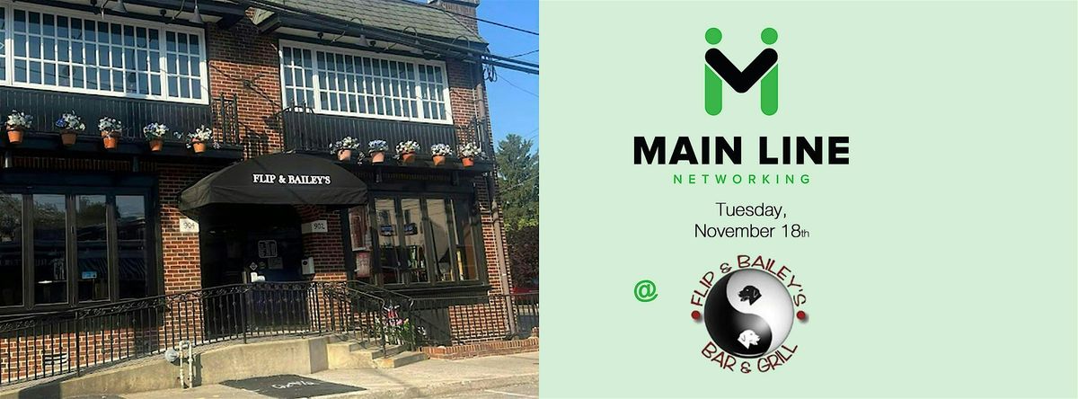 Main Line Networking Live, 18 November | Event in Bryn Mawr | AllEvents