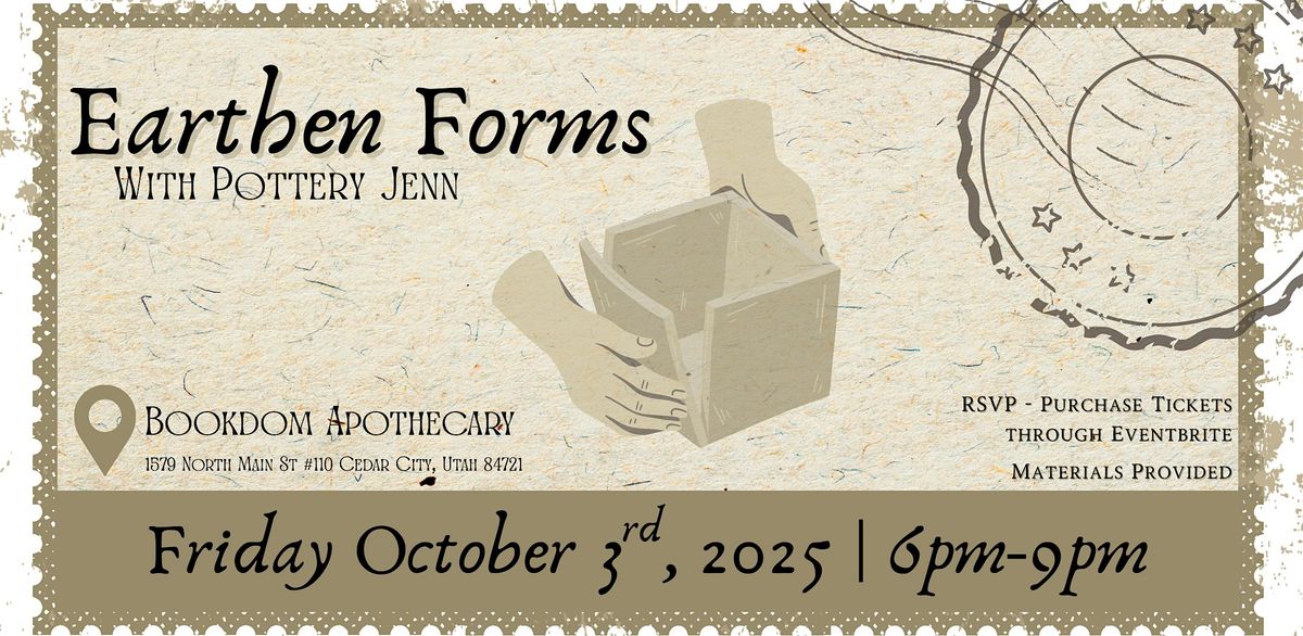 Earthen Forms | Event in Cedar City | AllEvents