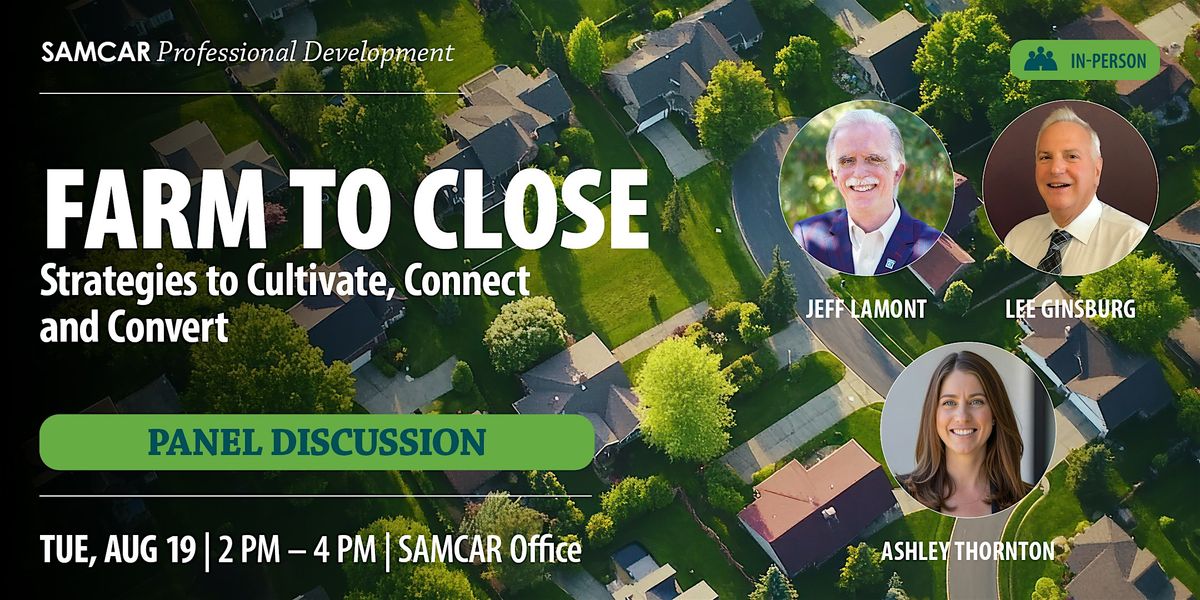 Farm to Close: Strategies to Cultivate, Connect, and Convert, 19 August | Event in San Mateo | AllEvents