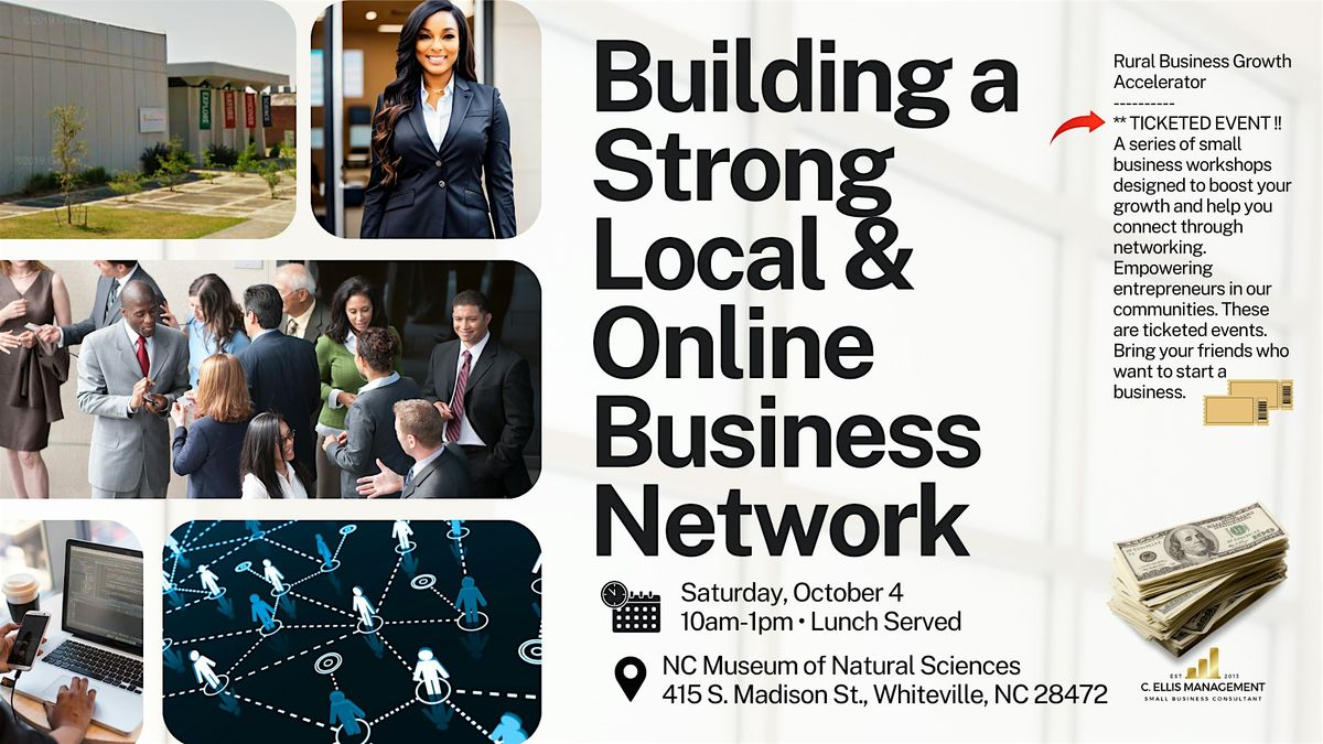 Building a Strong Local & Online Business Network, 4 October | Event in Whiteville | AllEvents