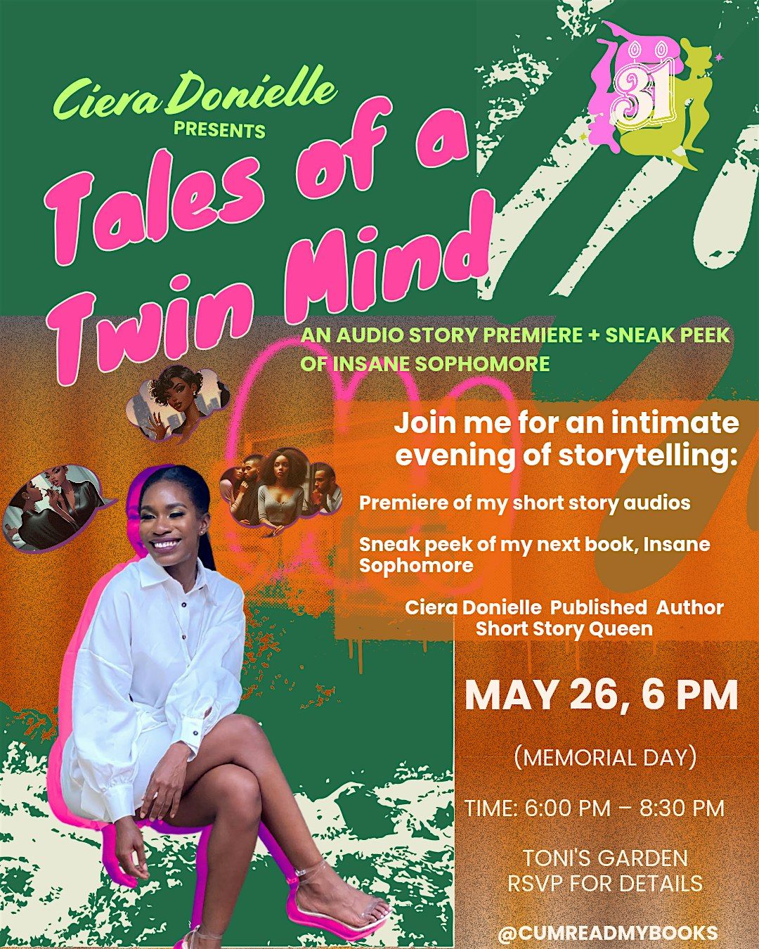 Tales Of A Twin Mind, 26 May | Event in Houston | AllEvents