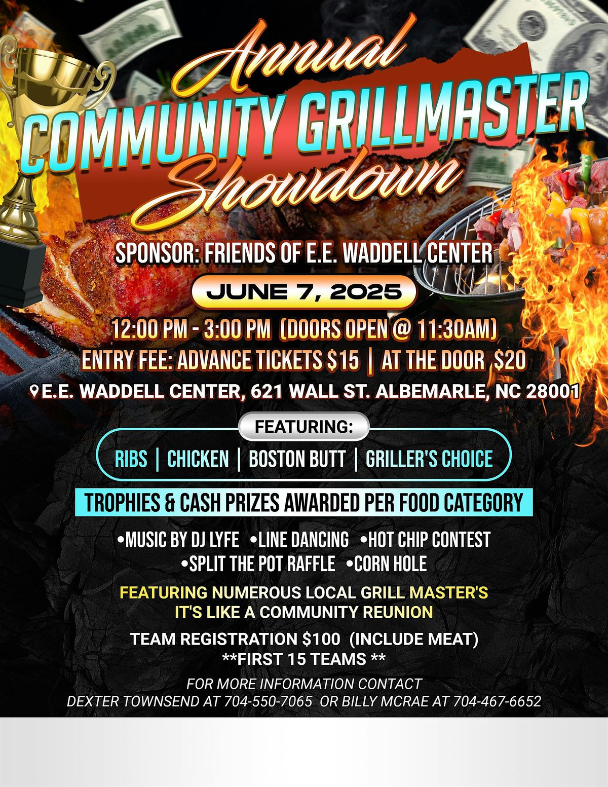 Annual Grill Master Showdown (All You Can Sample), 7 June | Event in Albemarle | AllEvents