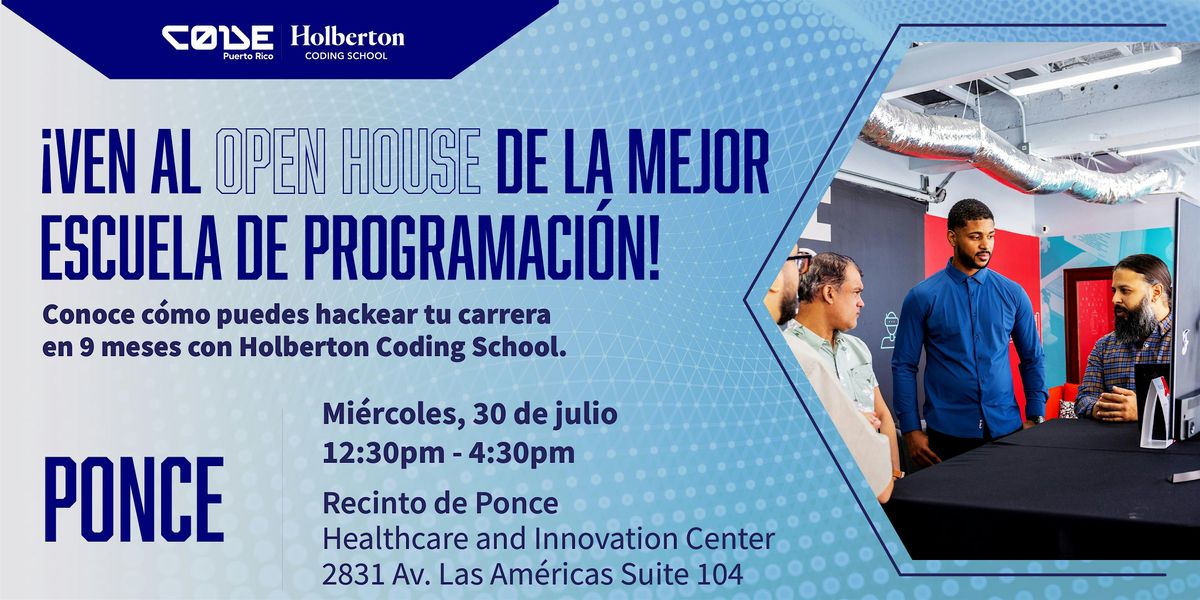 Holberton Coding School  Open House Ponce, 30 July | Event in Ponce | AllEvents