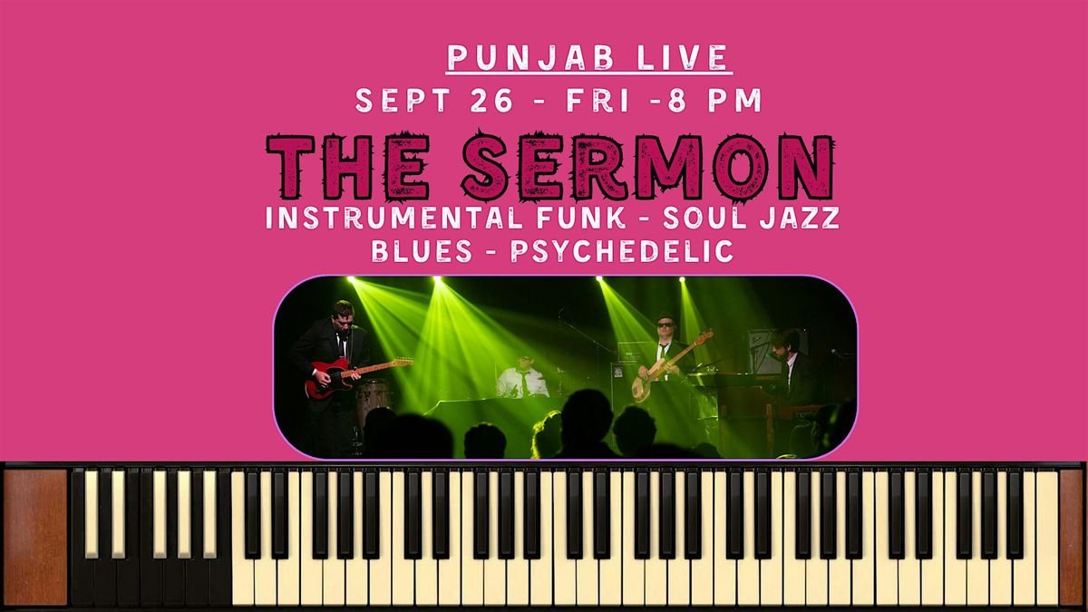 The Sermon ~ Instrumental Funk, 26 September | Event in Media | AllEvents