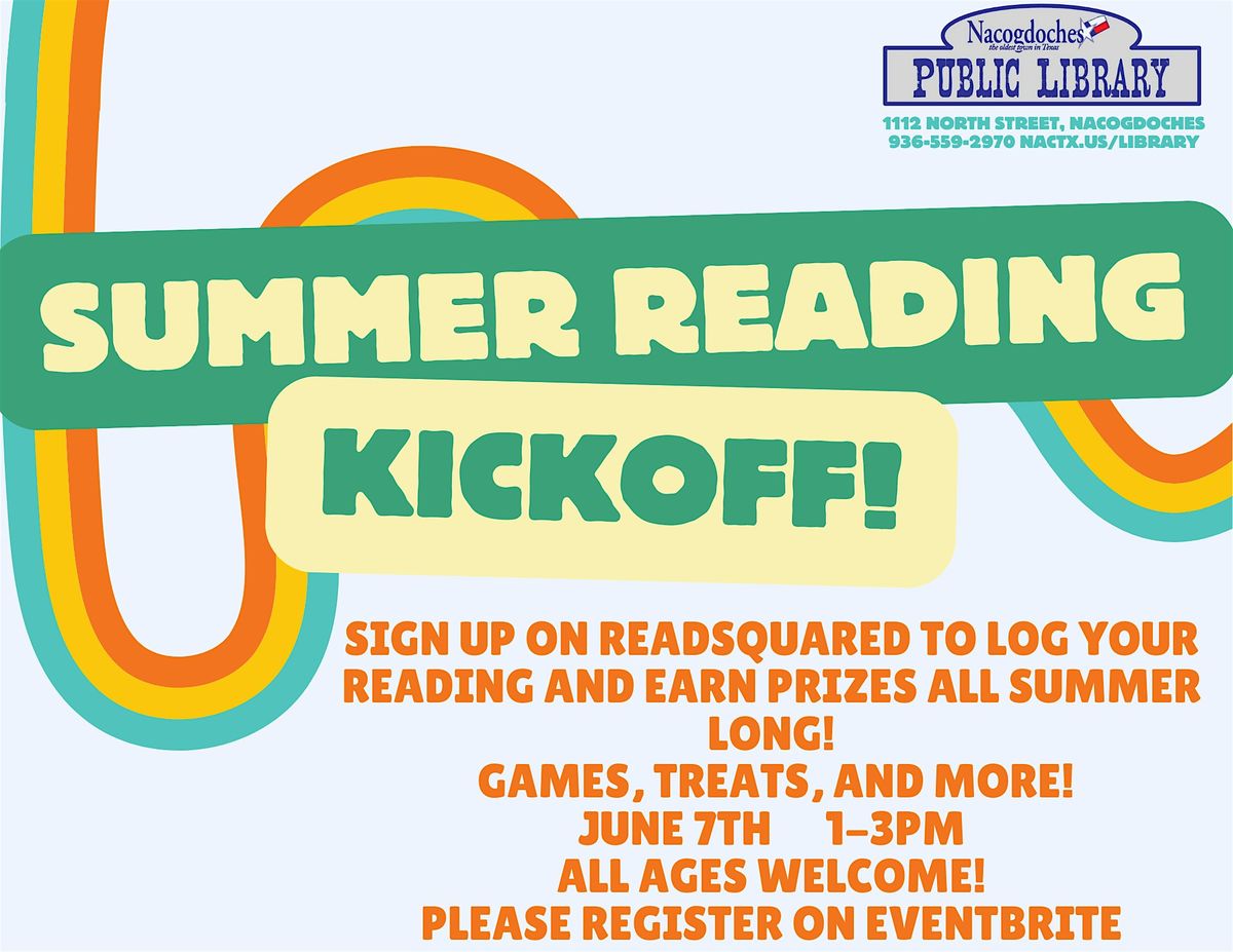 SUMMER READING KICKOFF: Color Our World, 7 June | Event in Nacogdoches | AllEvents