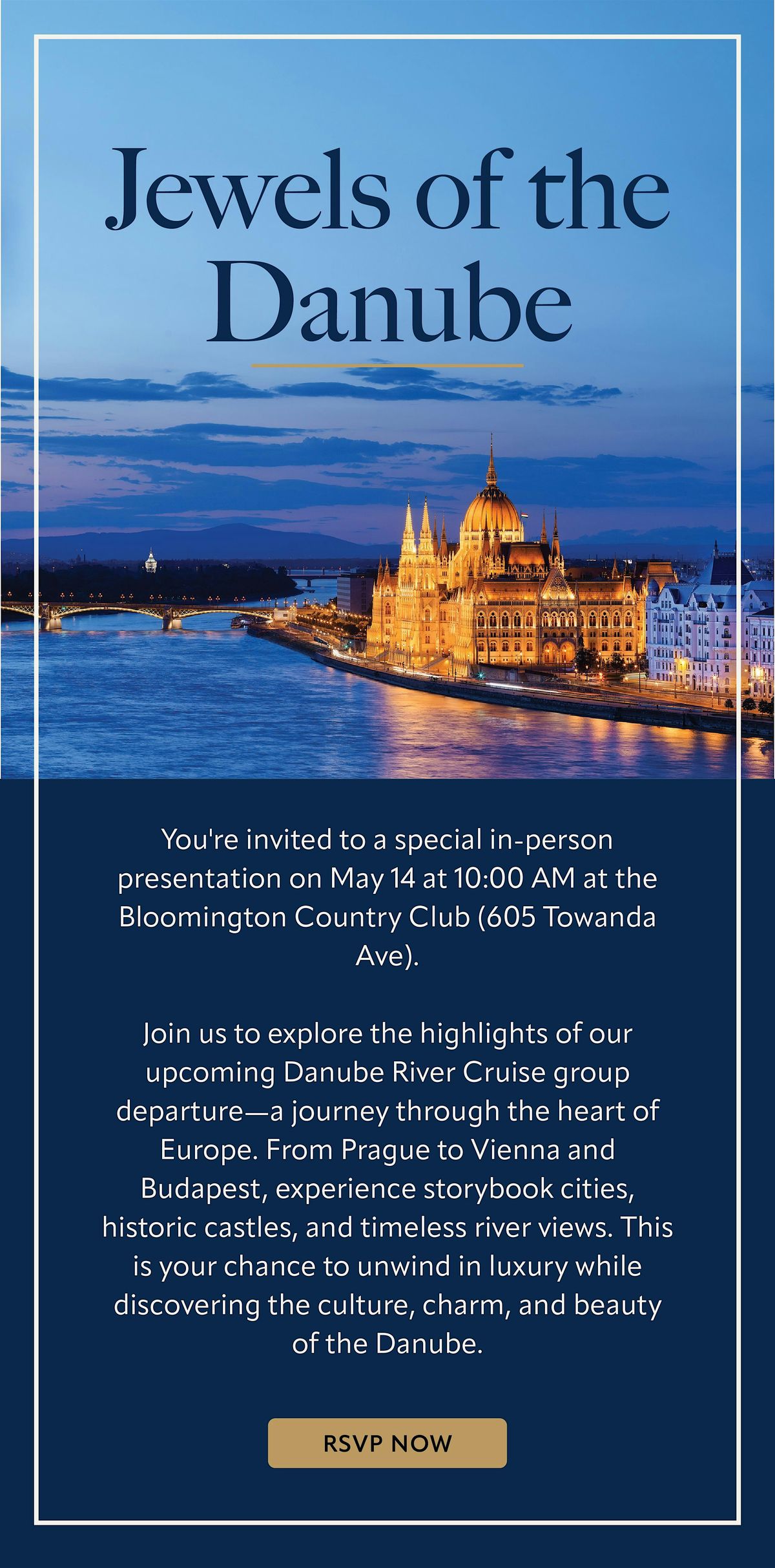 Jewels of the Danube In-Person Event | Event in Bloomington | AllEvents