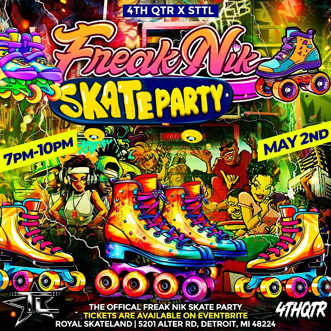 4TH QTR X STTL “FREAKNIK SKATE PARTY”, 2 May | Event in Detroit | AllEvents
