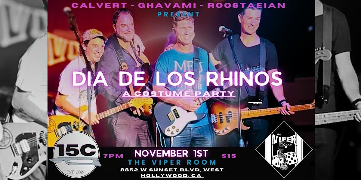 15C DIA DE LOS RHINOS  A COSTUME PARTY, 1 November | Event in West Hollywood | AllEvents
