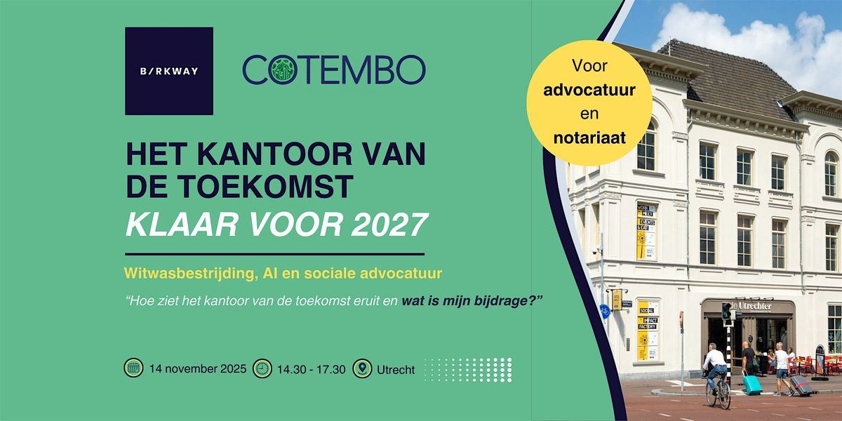 Het kantoor van de toekomst: klaar voor 2027, 14 November | Event in Utrecht | AllEvents