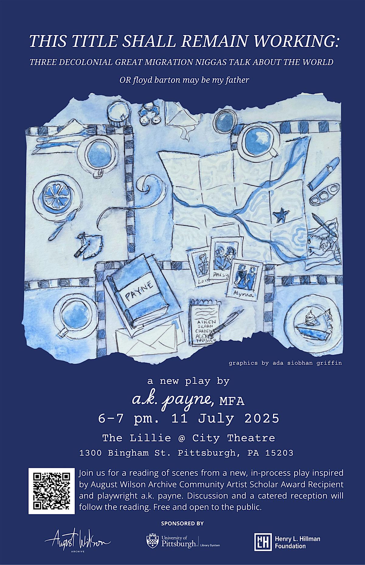 THIS TITLE SHALL REMAIN WORKING: THREE DECOLONIAL MIGRATION NIGGAS TALK..., 11 July | Event in Pittsburgh