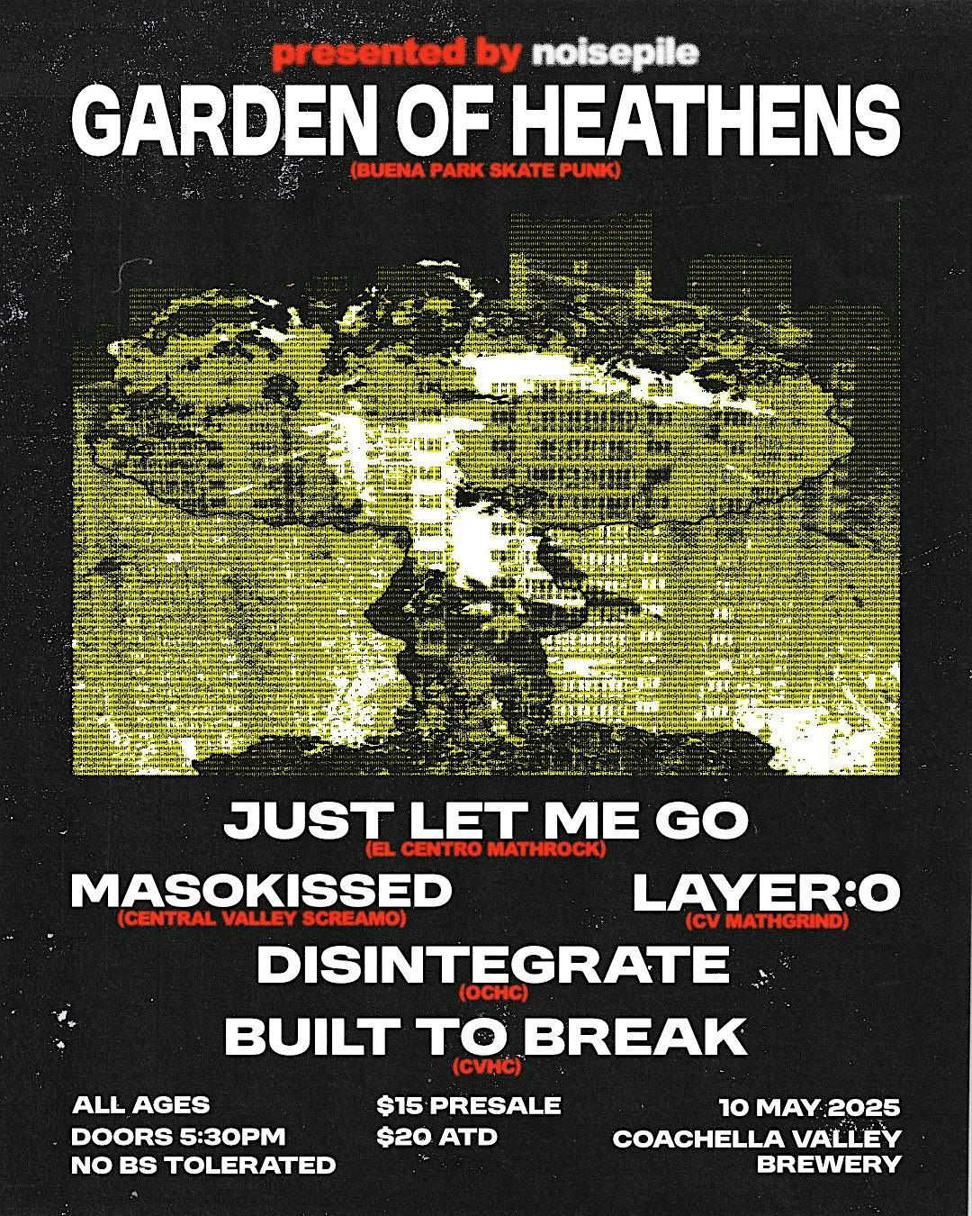 Garden Of Heathens Punk LIVE at CVB May 10th, 10 May | Event in Thousand Palms | AllEvents