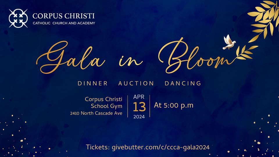 Corpus Christi Catholic Academy Gala In Bloom, 2410 N Cascade Ave
