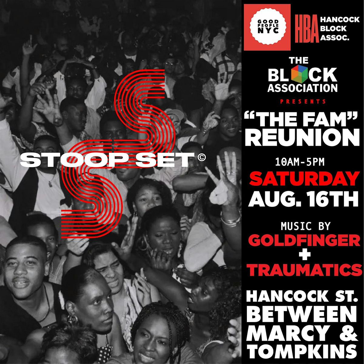 "STOOP SET"  - THE FAM REUNION, 16 August | Event in Brooklyn | AllEvents