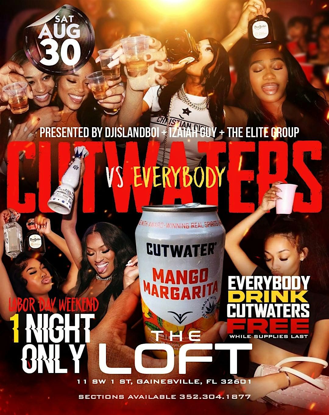 CUTWATER VS EVERYBODY… THE OFFICIAL UF VS  LIU, 30 August | Event in Gainesville | AllEvents