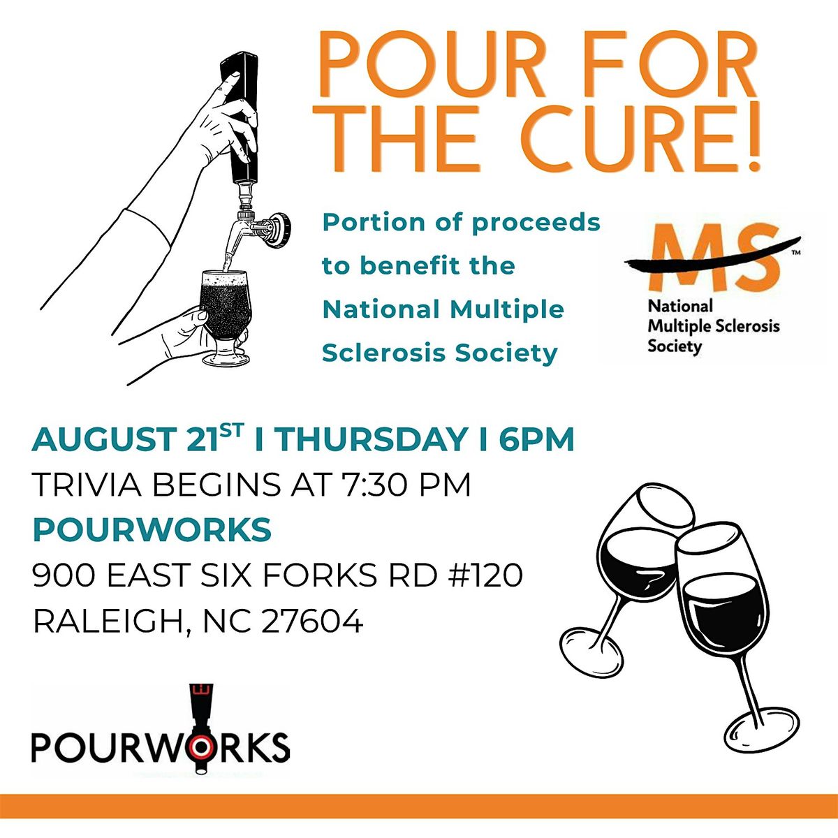 POUR FOR THE CURE!, 21 August | Event in Raleigh | AllEvents