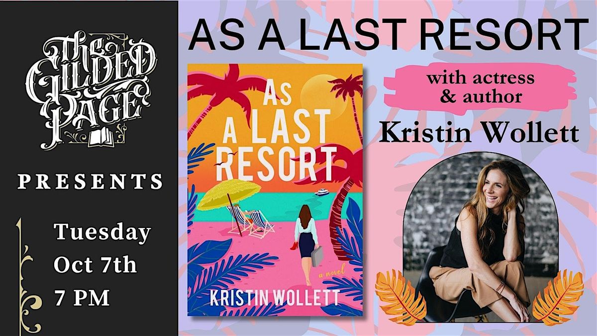 As a Last Resort: A Conversation with Kristin Wollett, 7 October | Event in Tarpon Springs | AllEvents
