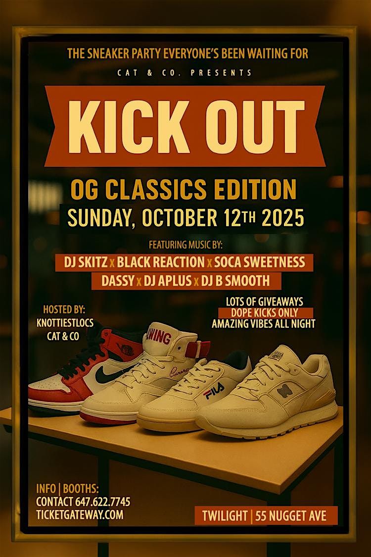 KICKOUT: OG CLASSICS EDITION, 12 October | Event in Toronto | AllEvents