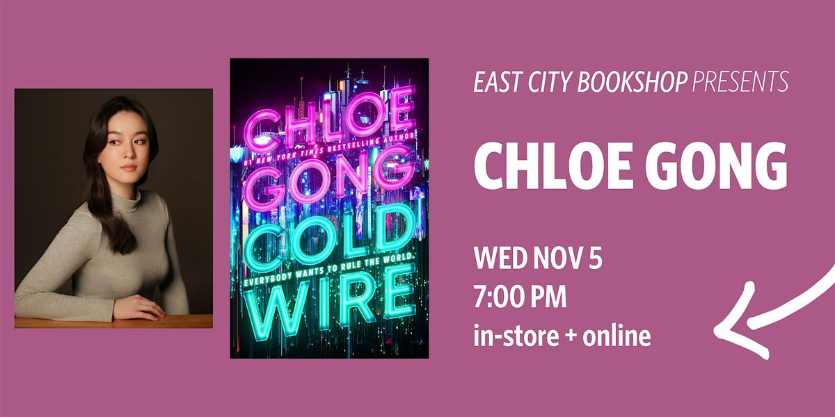 Hybrid Event: Coldwire, Chloe Gong, 5 November | Event in Washington | AllEvents