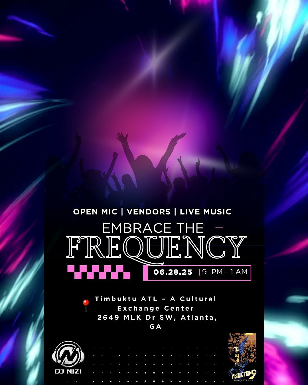 Embrace The Frequency, 26 July | Event in Atlanta | AllEvents