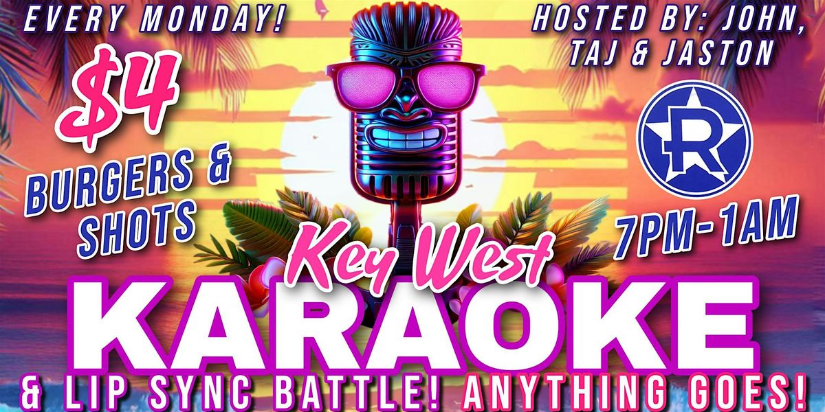Key West Karaoke & Lip Sync Battle! (Free Event), 11 August | Event in Frisco | AllEvents