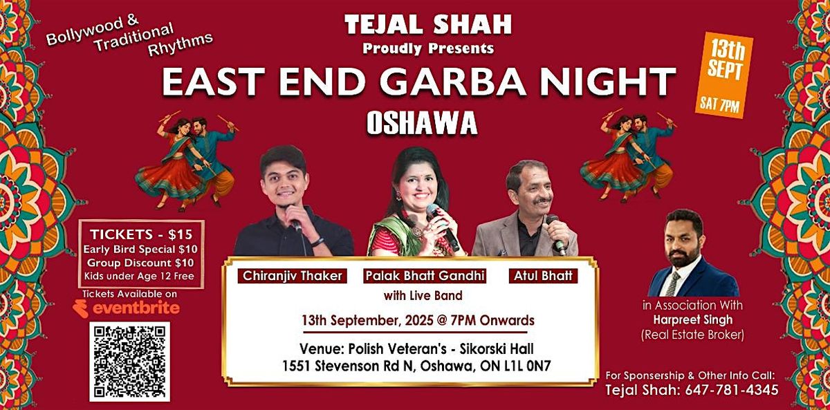 Garba 2025 GTA EAST END, 13 September | Event in Oshawa | AllEvents