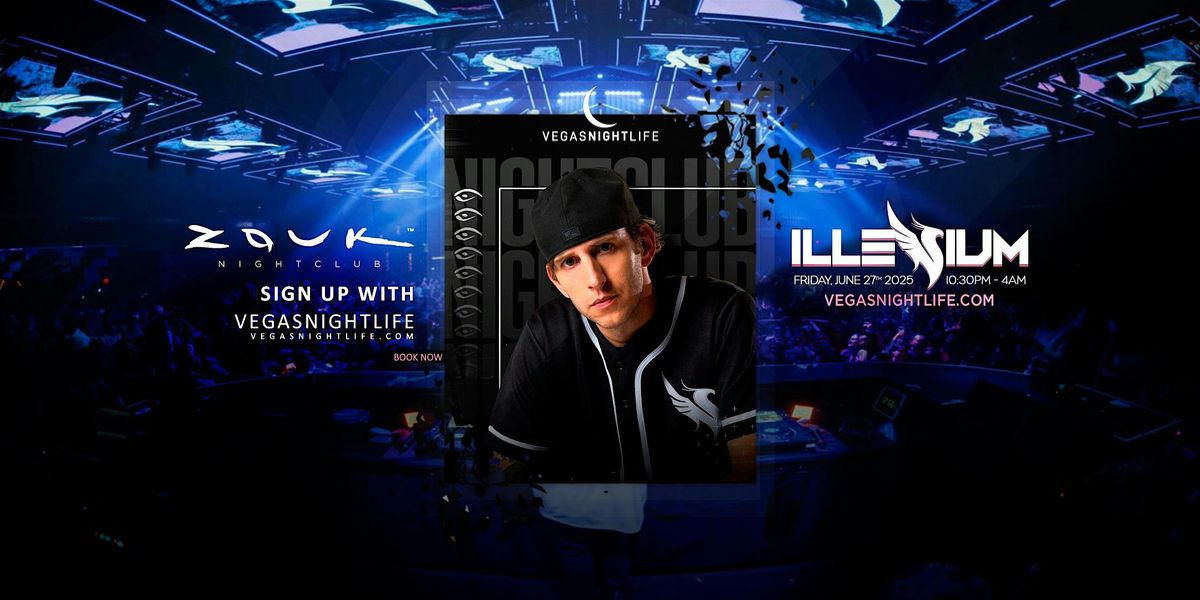 Illenium | Las Vegas Party Friday | Zouk Nightclub, 27 June | Event in Las Vegas | AllEvents
