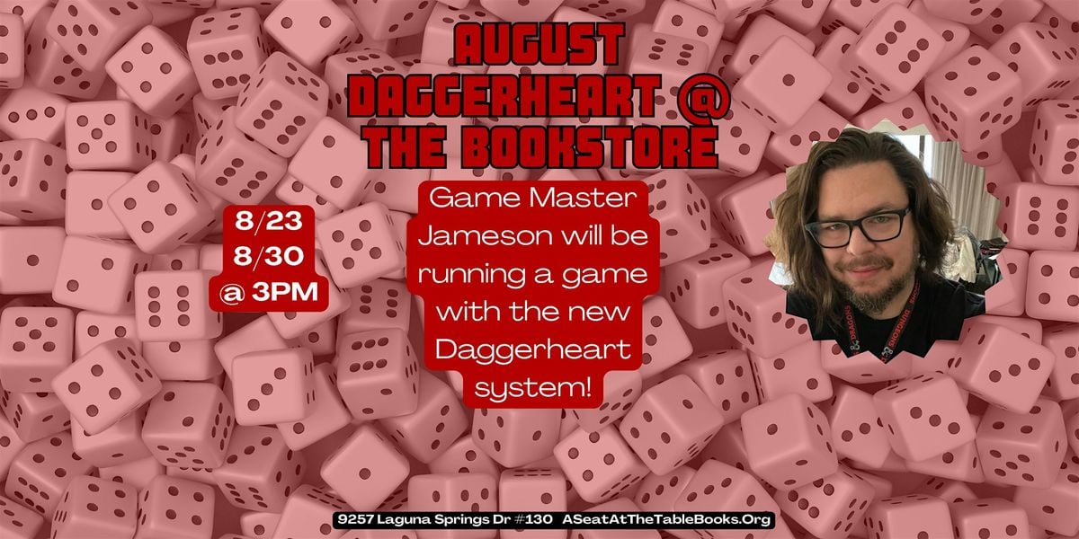 Daggerheart at the Bookstore w/ Jameson, 23 August | Event in Elk Grove | AllEvents