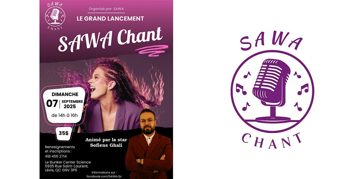 Sawa Chant, 7 September | Event in Lévis | AllEvents