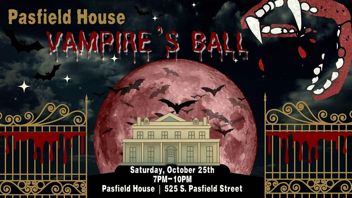 Vampire's Ball at The Pasfield House, 25 October | Event in Springfield | AllEvents