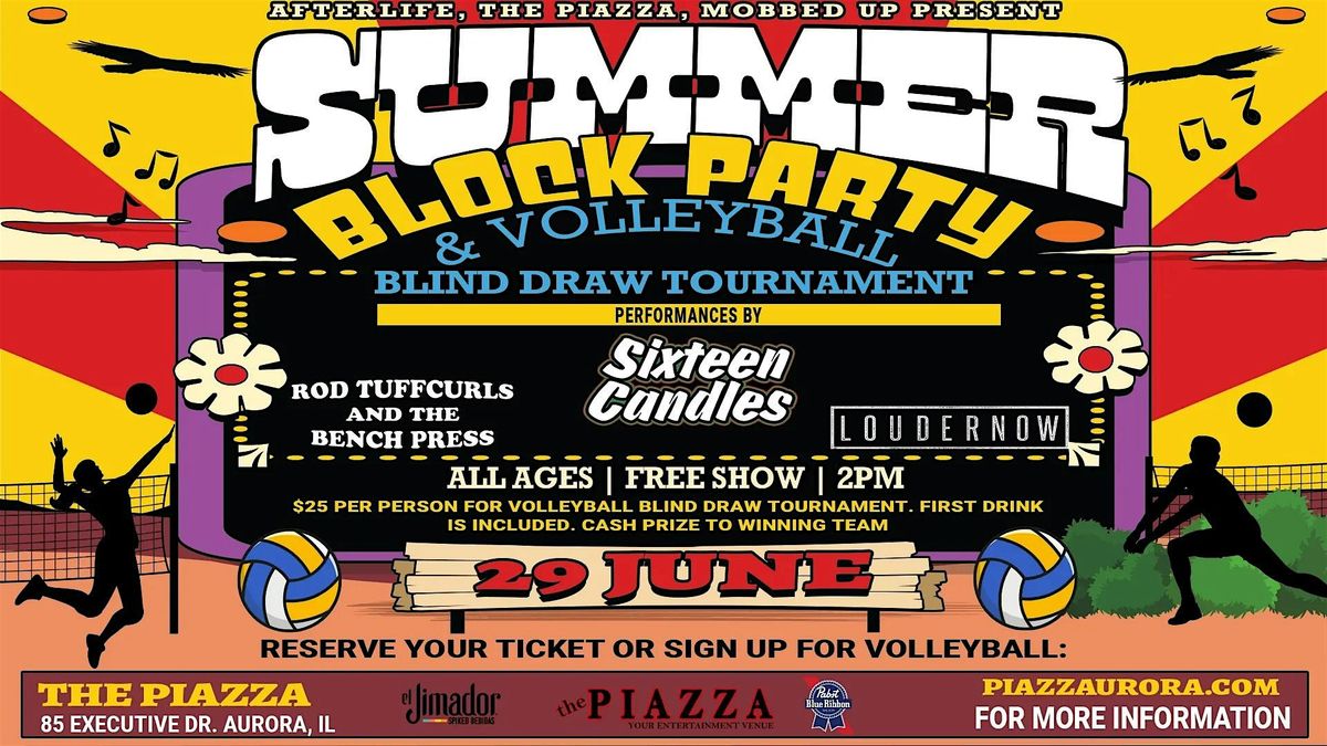 Piazza Fest: 16 Candles, Rod Tuffcurls & Loudernow FREE TIX, 29 June | Event in Aurora | AllEvents
