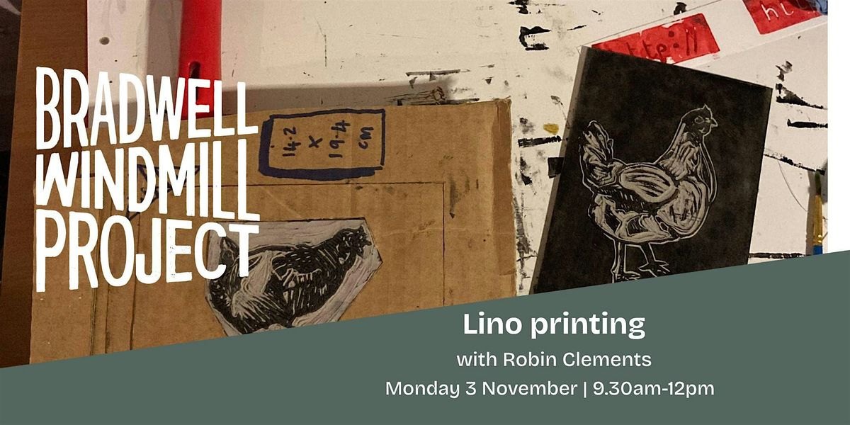 Lino printing with Robin Clements, 3 November | Event in Wolverton | AllEvents