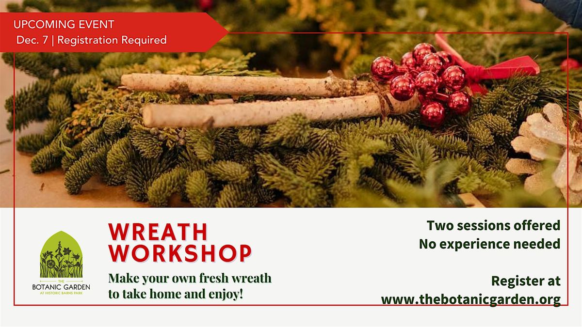 Make Your Own Fresh Wreath Workshop - Afternoon Session, 7 December | Event in Traverse City | AllEvents