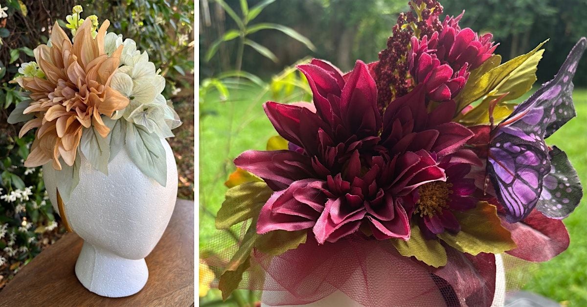 Fall Fascinator Workshop with The Blessed Mess Express, 20 September | Event in Atlantic Beach | AllEvents