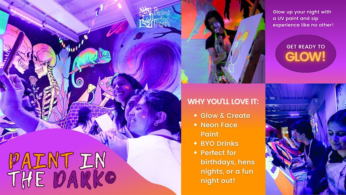 Paint in the Dark© - UV Light Disco Party, 17 October | Event in Port Melbourne | AllEvents
