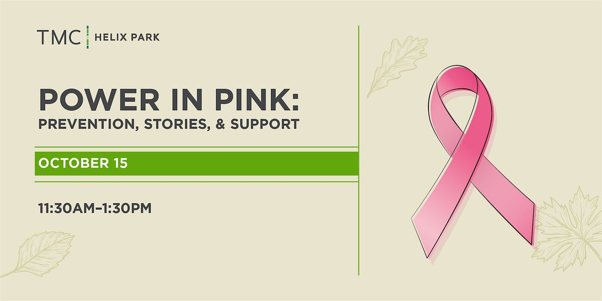 Power in Pink: Prevention, Stories, & Support, 15 October | Event in Houston | AllEvents
