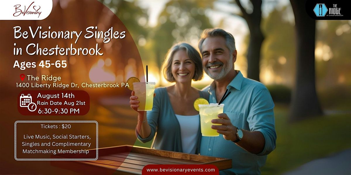 BeVisionary Singles in Chesterbrook, 14 August | Event in Chesterbrook | AllEvents
