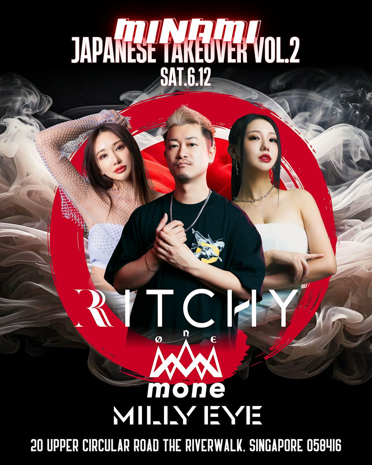 Japanese Take Over Vol 2 with Ritchy, Millie Eye & Mone, 6 December | Event in Singapore | AllEvents