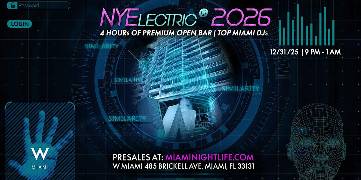 2026 W Hotel Miami New Year's Eve Party, 31 December | Event in Miami | AllEvents
