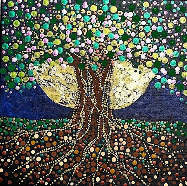 Tree of Life, dotted painting with Beth Goulet at Moonstone Art Studio, 18 October | Event in Warwick | AllEvents
