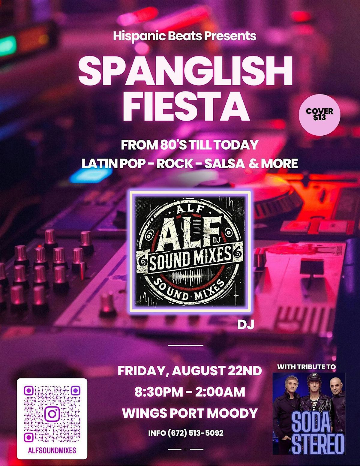 SPANGLISH FIESTA, 22 August | Event in Port Moody | AllEvents