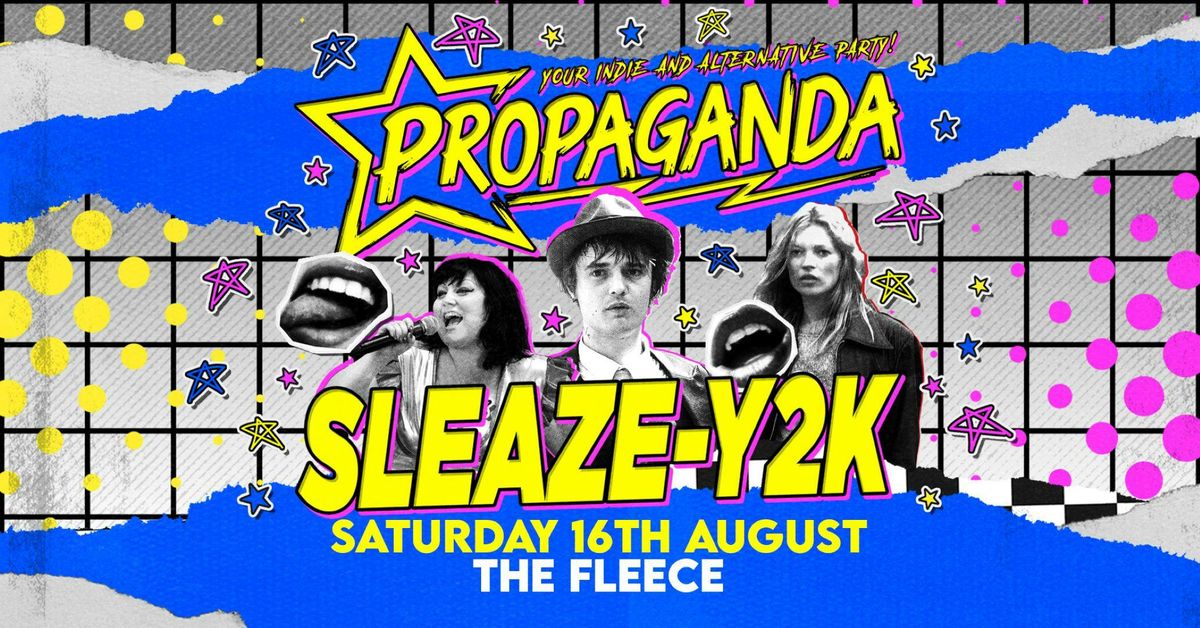 Propaganda - Indie Sleaze Y2K Party , 16 August | Event in Bristol | AllEvents