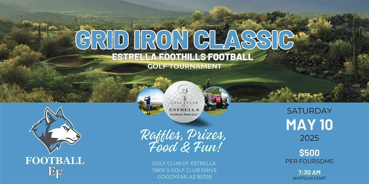 2025 Grid Iron Classic Golf Tournament, 10 May | Event in Goodyear | AllEvents