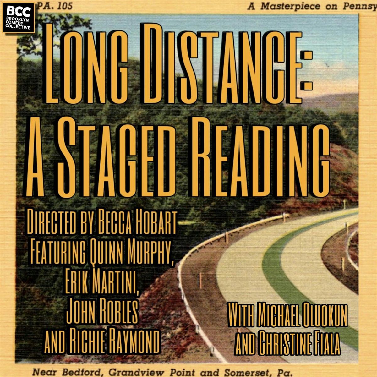 Long Distance: A Staged Reading, 19 August | Event in Brooklyn | AllEvents