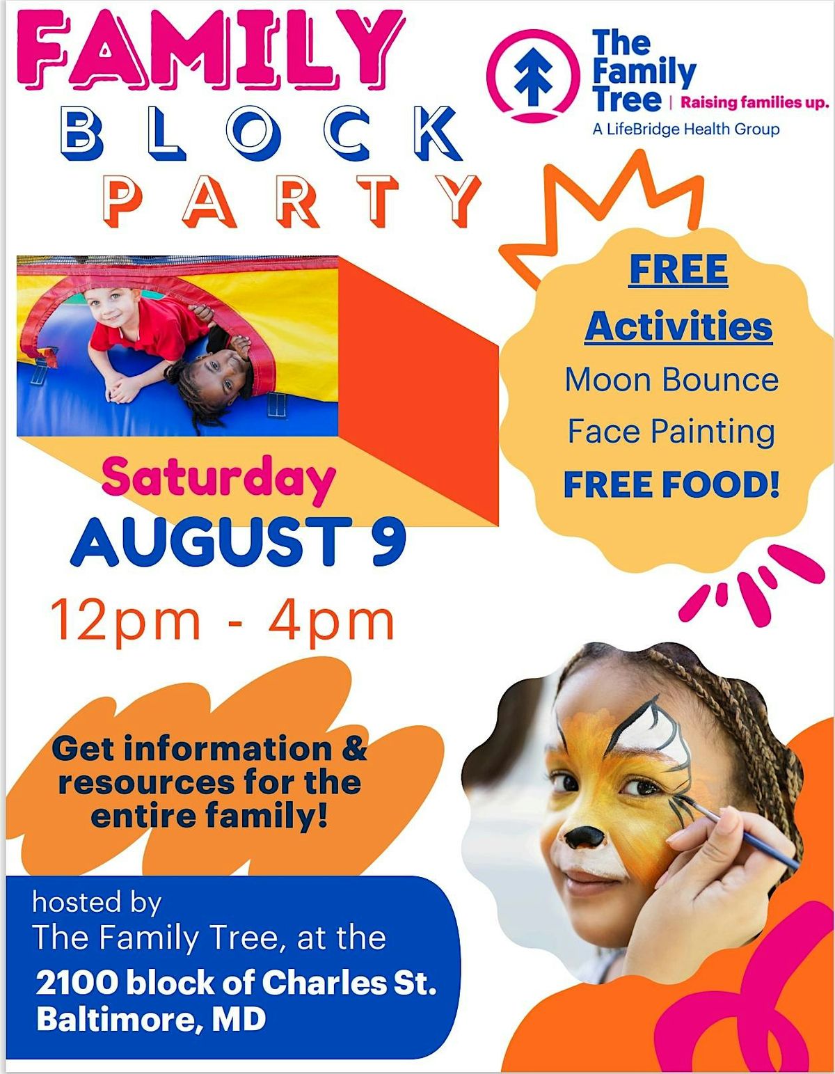 Family Block Party 2025, 9 August | Event in Baltimore | AllEvents