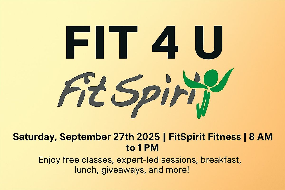 FitSpirit Fit 4 U, 27 September | Event in Westlake | AllEvents