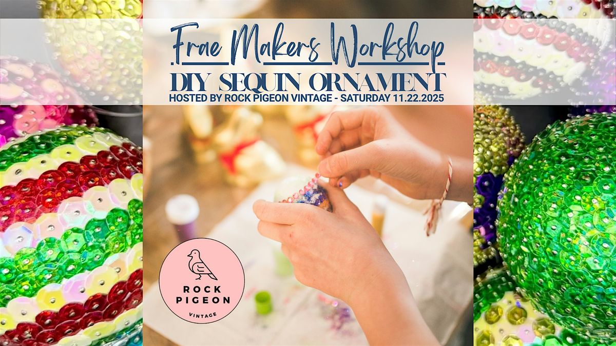 DIY Sequin Ornament Workshop with Rock Pigeon Vintage, 22 November | Event in Billings | AllEvents