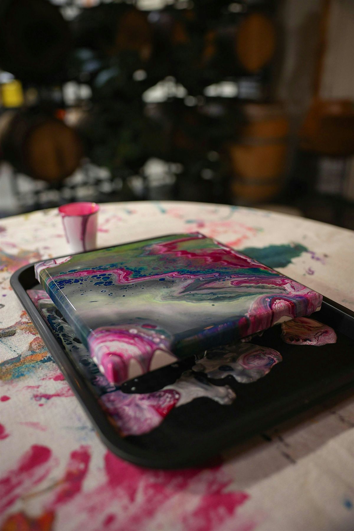 Paint and Pour - July, 12 July | Event in Oceanside | AllEvents