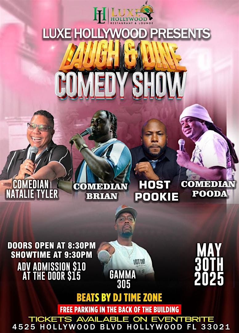 Laugh & Dine Comedy Show, 30 May | Event in Hollywood | AllEvents