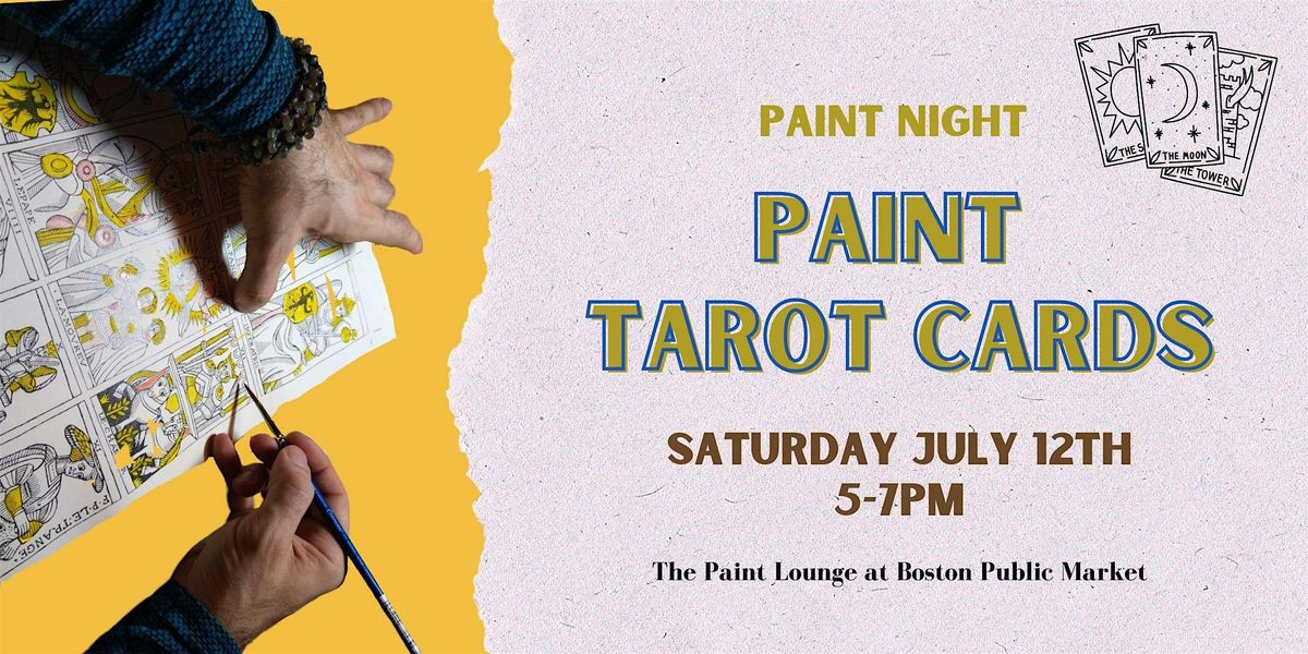 Tarot Card Painting Workshop, 12 July | Event in Boston | AllEvents