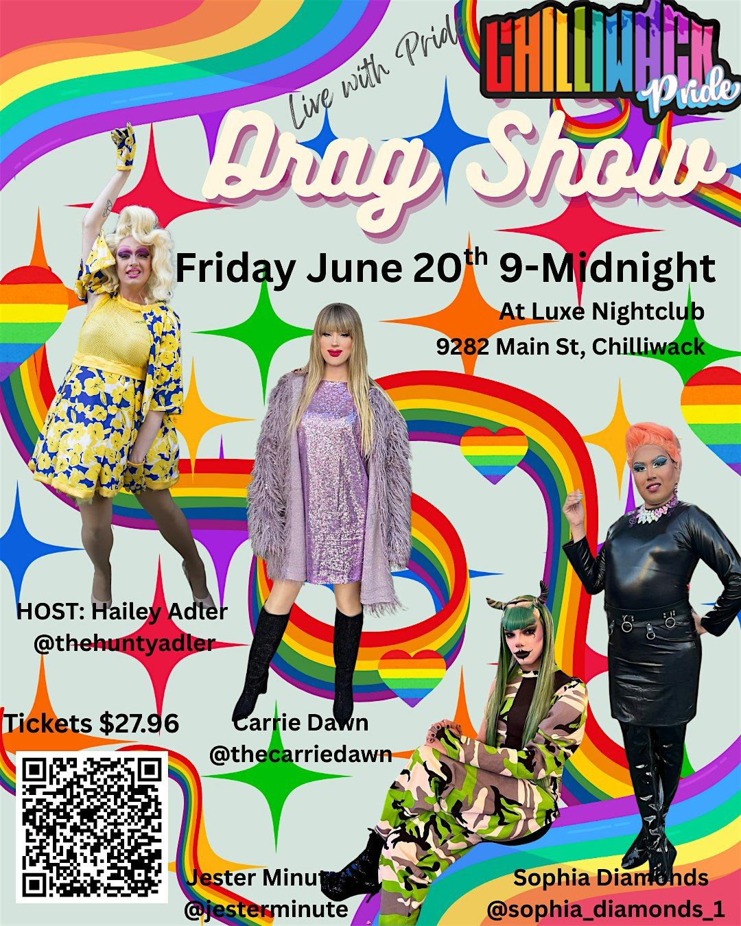 Live with Pride: Drag Show, 27 June | Event in Chilliwack | AllEvents